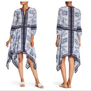 Joie Cynthia Asymmetrical Silk Dress - Size Small